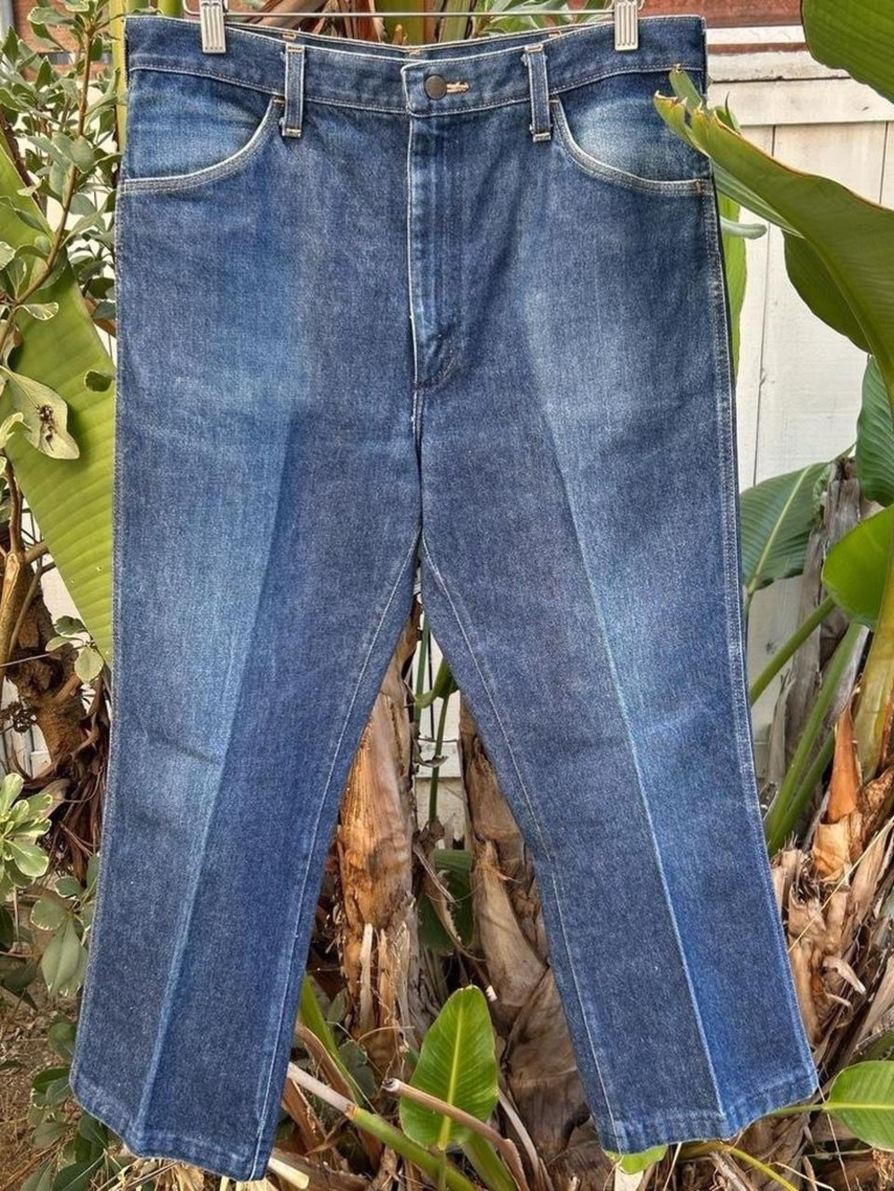 Vintage 1990s Rustler 87620NY Made in USA Blue Denim Jeans 33x26 Straight